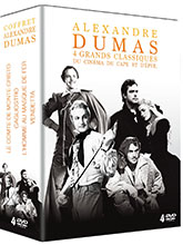 Alexandre Dumas - Coffret 4 films (Le comte de Monte Cristo + L'homme au masque de fer + Cagliostro...) : 4 grands classiques du cinéma de cape et d'épée | 